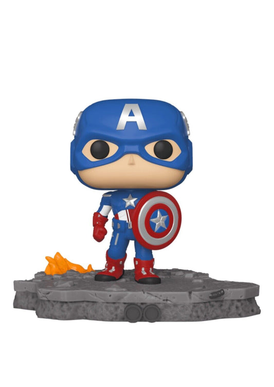 Funko Pop! Deluxe: Marvel - Avengers Assemble: Captain America #589 Exclusive